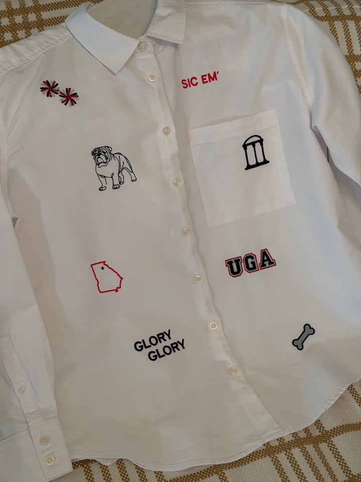 UGA Button Down