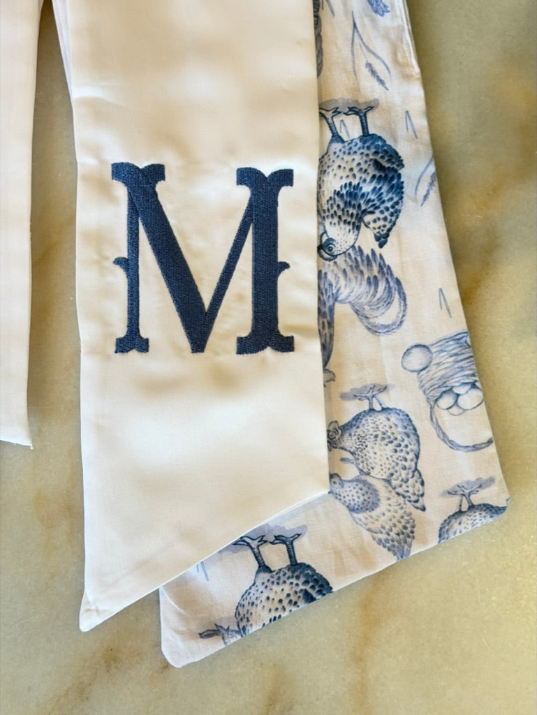 Wreath Sash + Fabric Backing (Long - 5” W x 64” L)