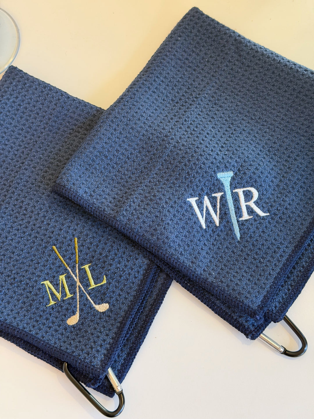 Golf Towel - Corner Monogram