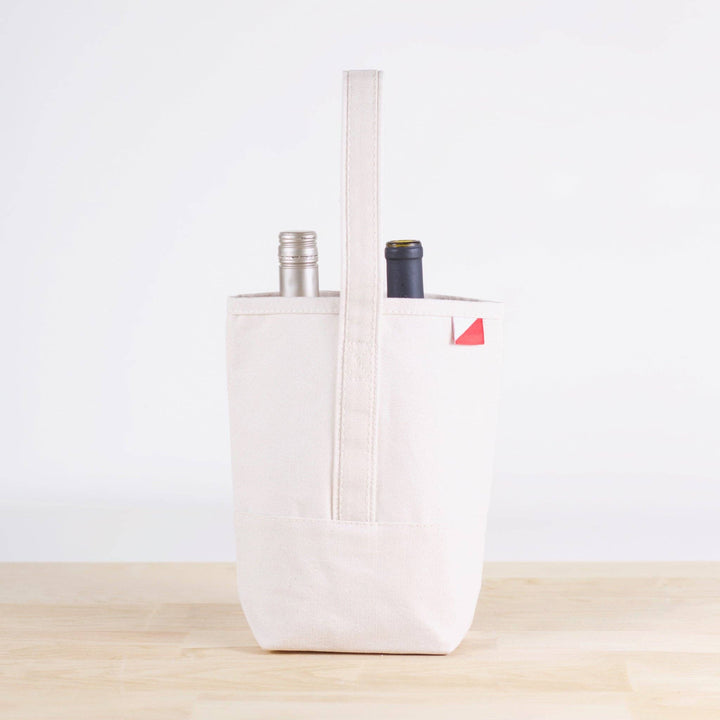 2- Bottle Canvas Wine Gift Host Bag