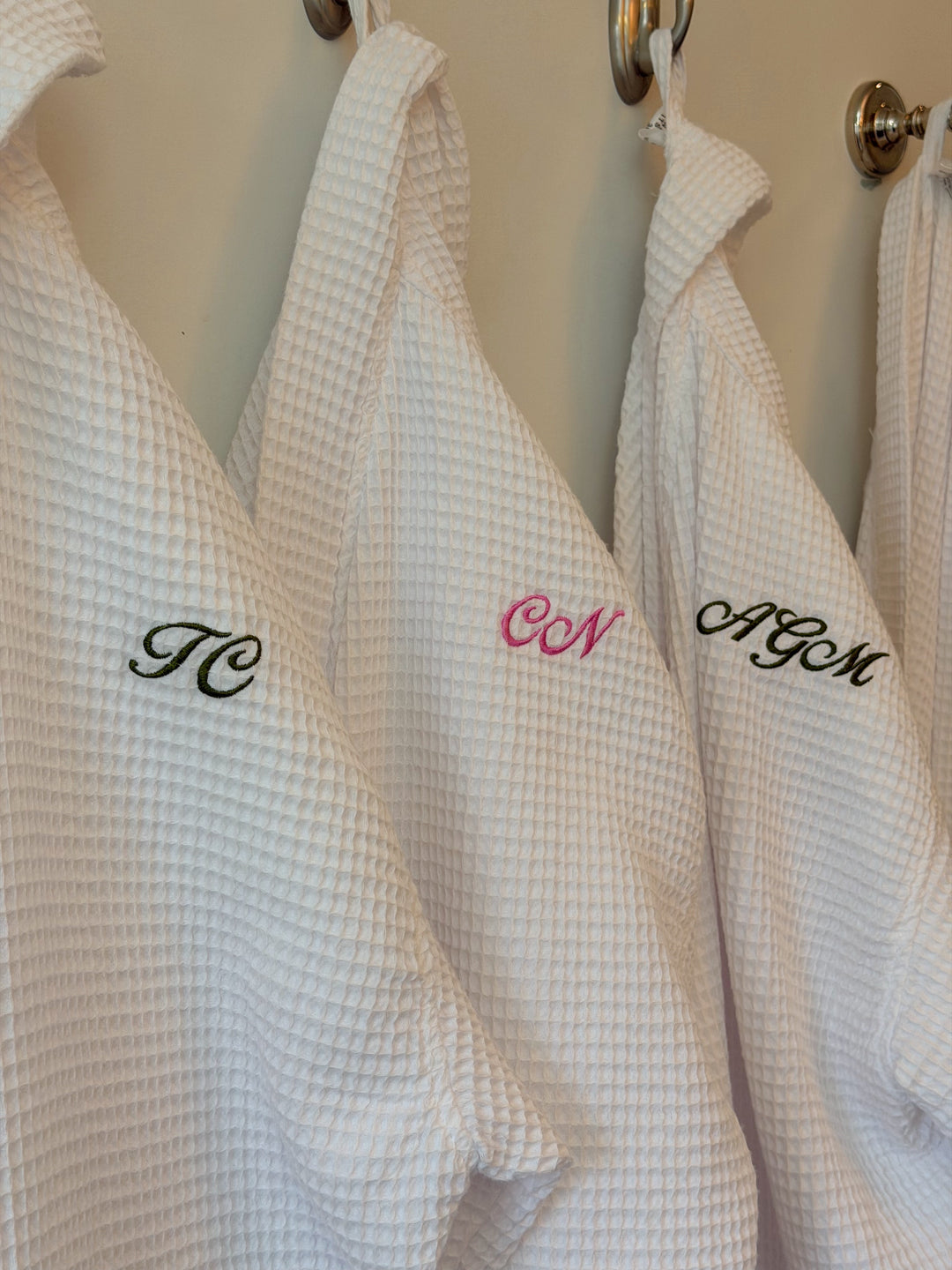 Custom Cotton Waffle Robe