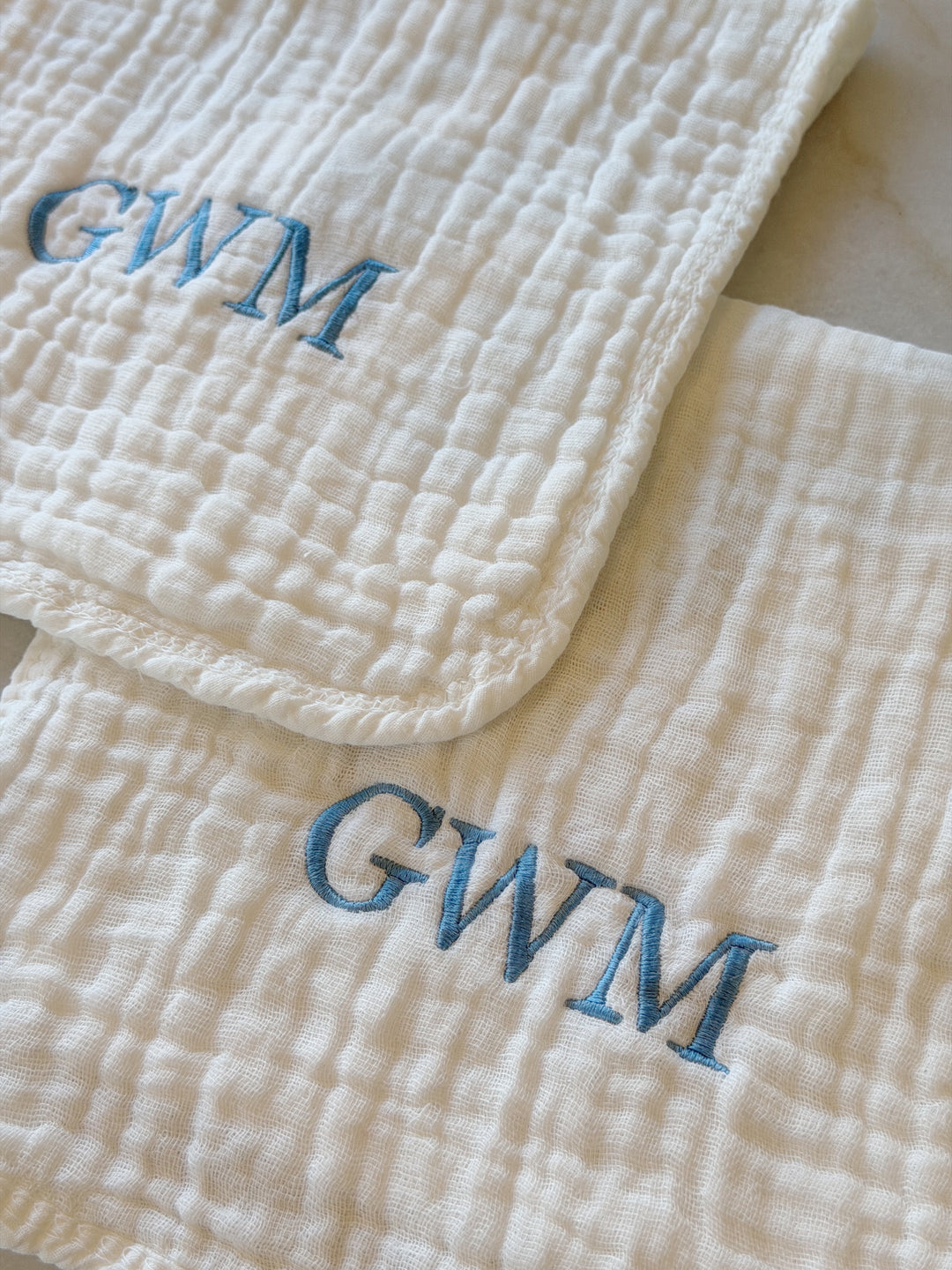 Monogrammed Burp Cloth