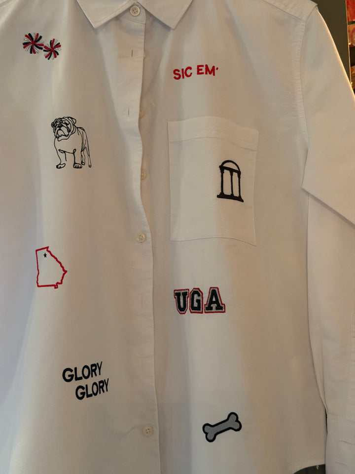 UGA Button Down