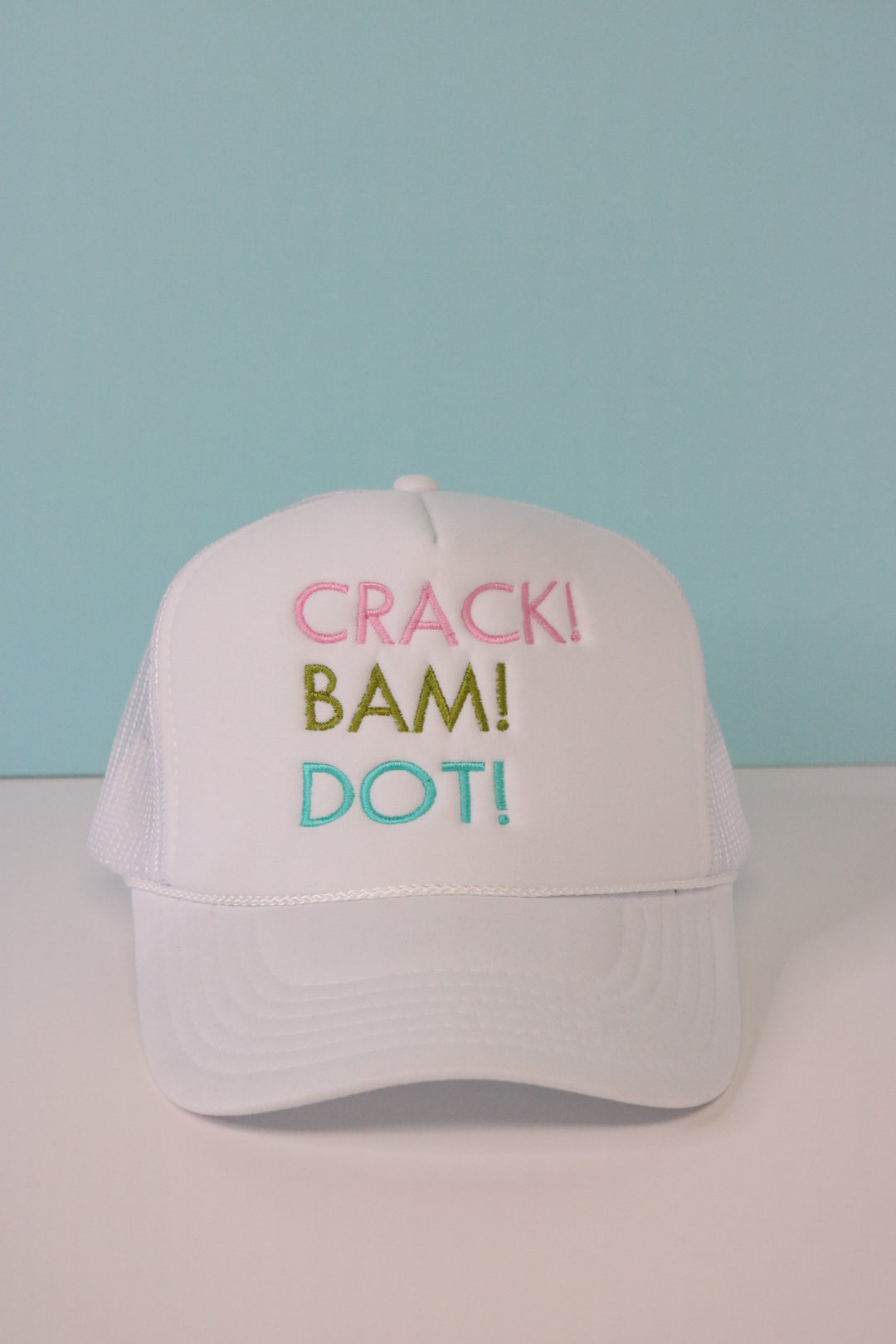 CRACK! DOT! BAM! Mahjong Trucker Hat