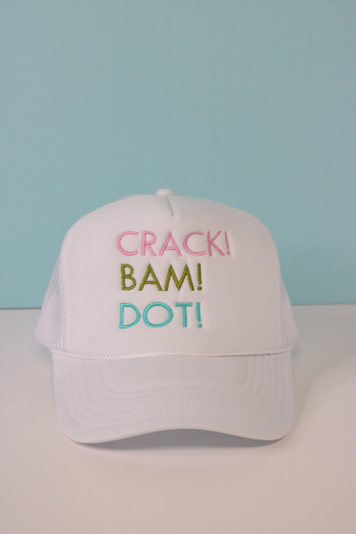 CRACK! DOT! BAM! Mahjong Trucker Hat