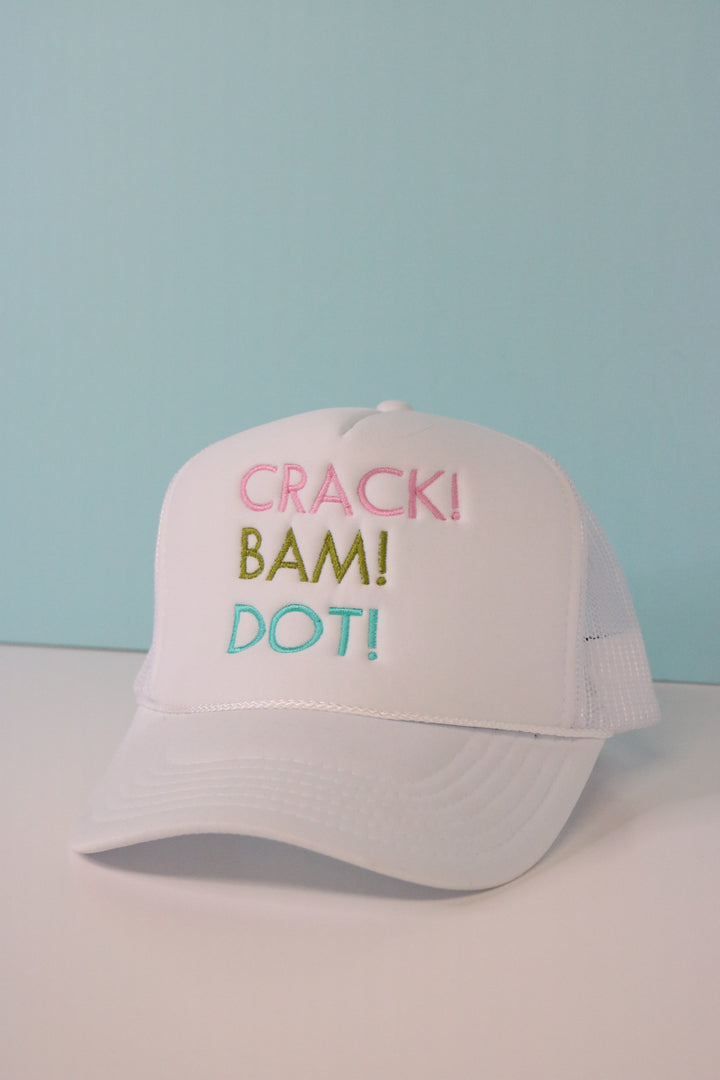 CRACK! DOT! BAM! Mahjong Trucker Hat